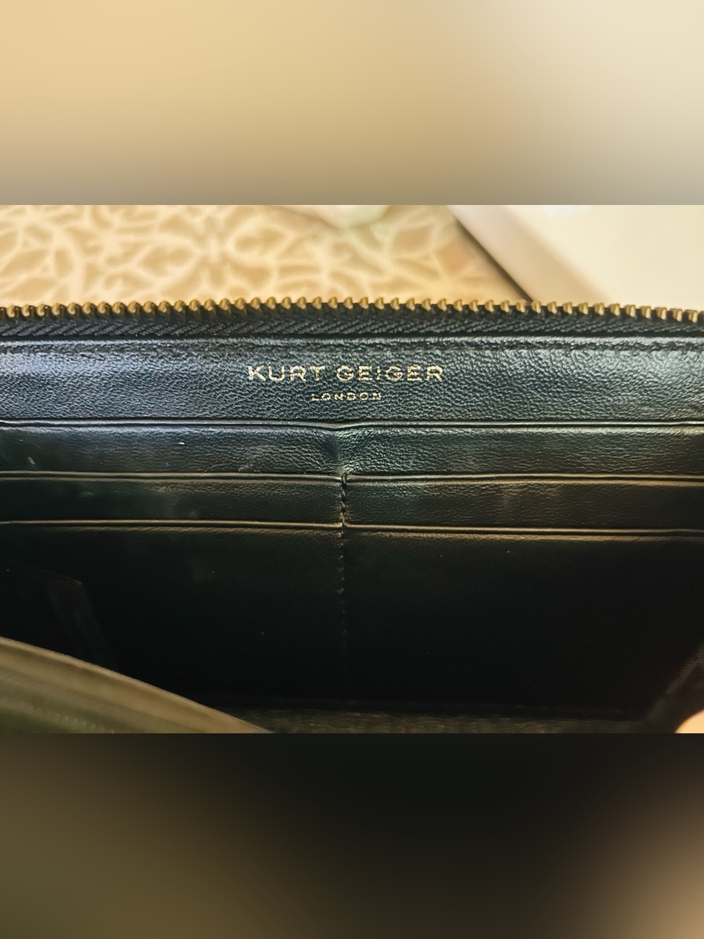 Kurt Geiger London Zip Around Leather Wallet - Picture 9 of 12